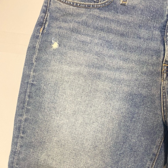 Something Navy High Rise Cigarette Ankle Slightly Distressed Jean NWT Size 18/34 - Picture 14 of 16